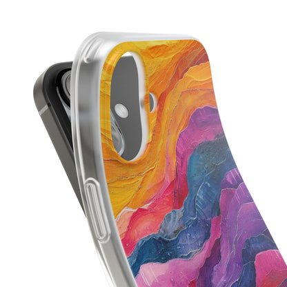 Vibrant Flow iPhone 16 Case - Soft
