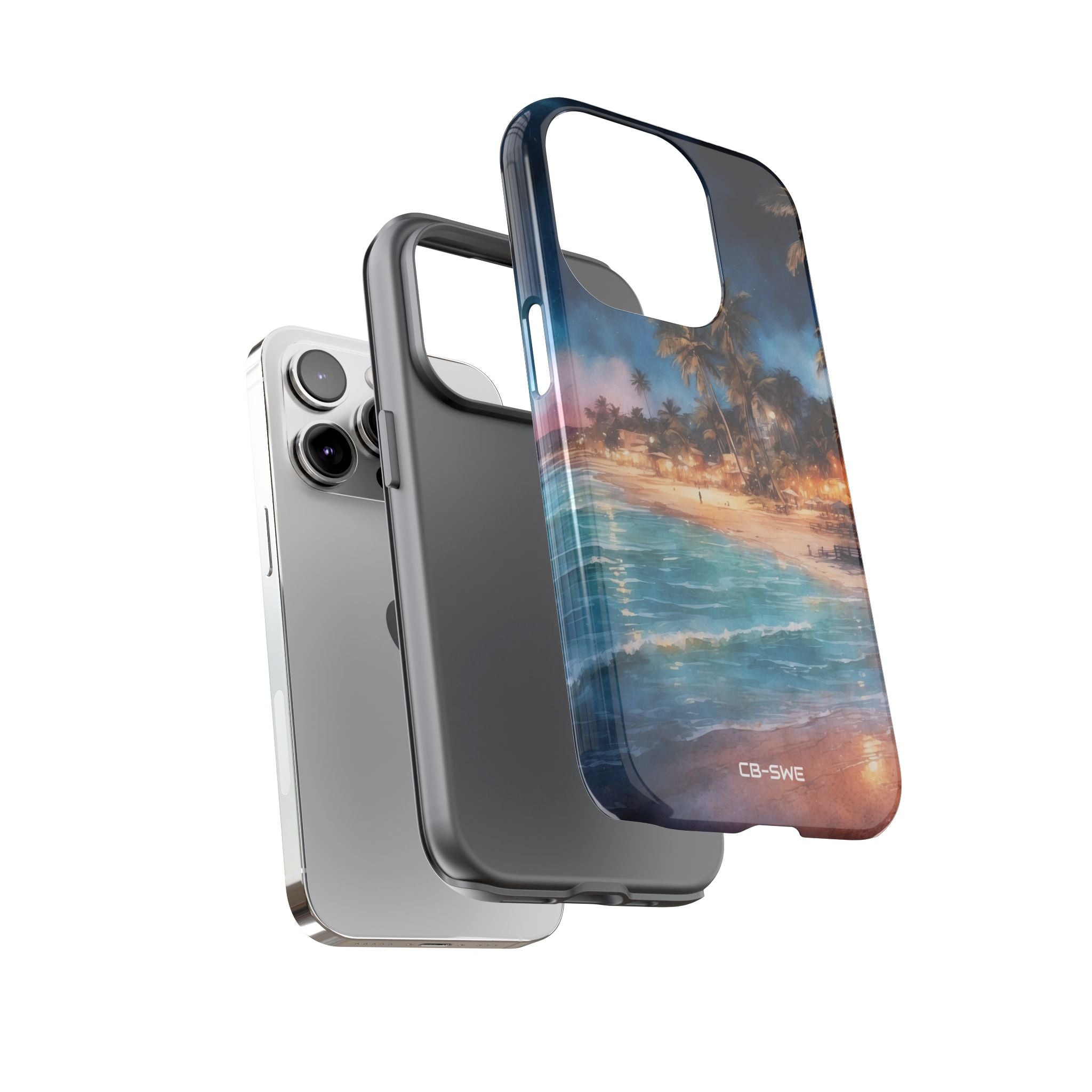 Moonlight Dances Water - iPhone Case