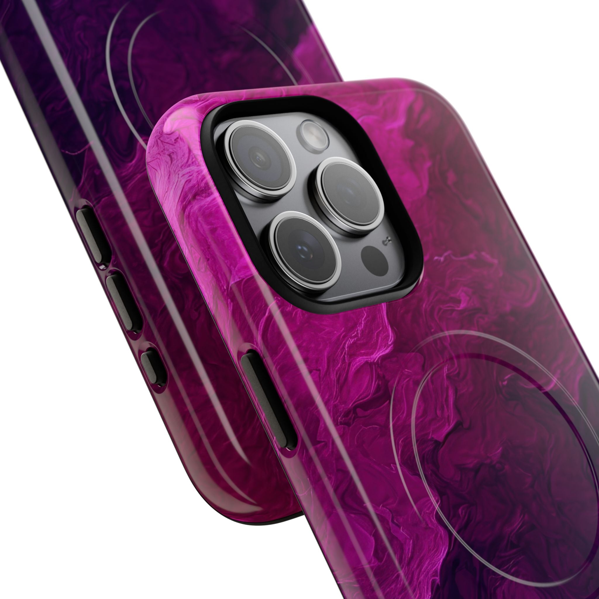 Violet Swirl iPhone 15 Pro Max Case - Tough+