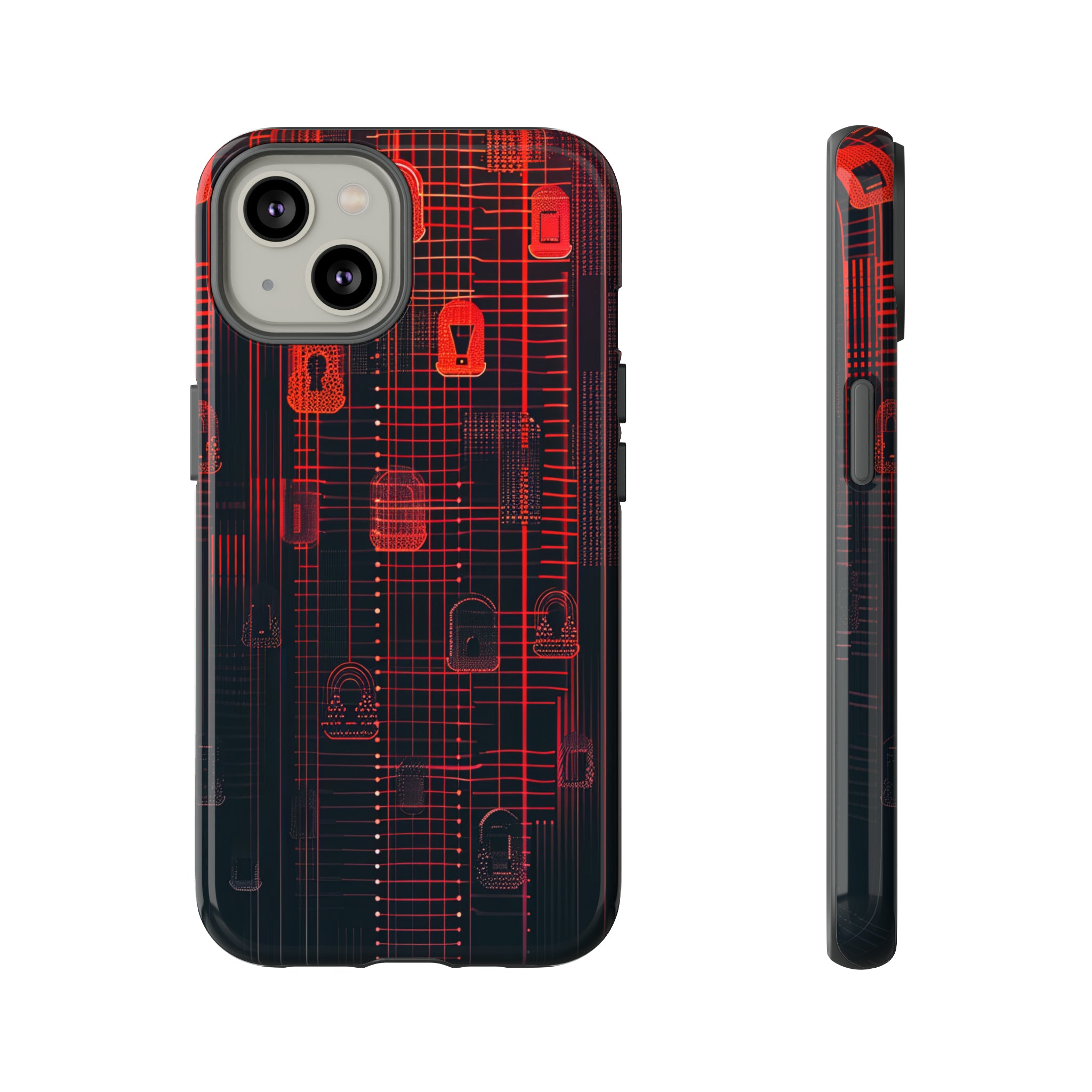 Encryption Aura: Security Gradient - Protective Phone Case