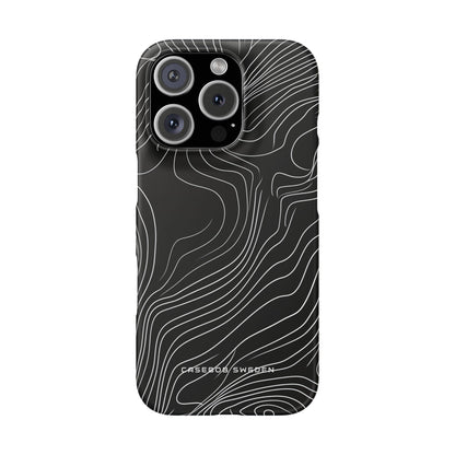 Contour Waveform Flow iPhone 16 - Slim Phone Case