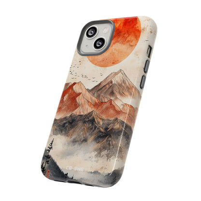 Mountains Greet Sun - iPhone Case