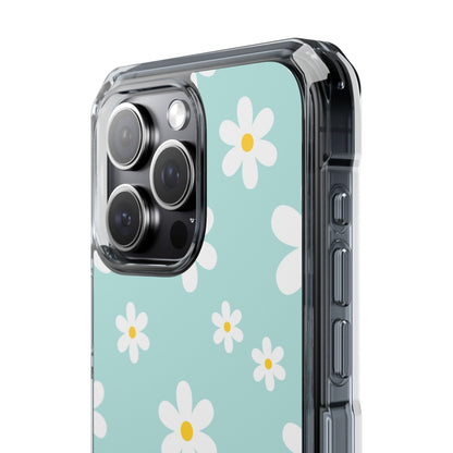 Daisies On Blue iPhone Case - Impact