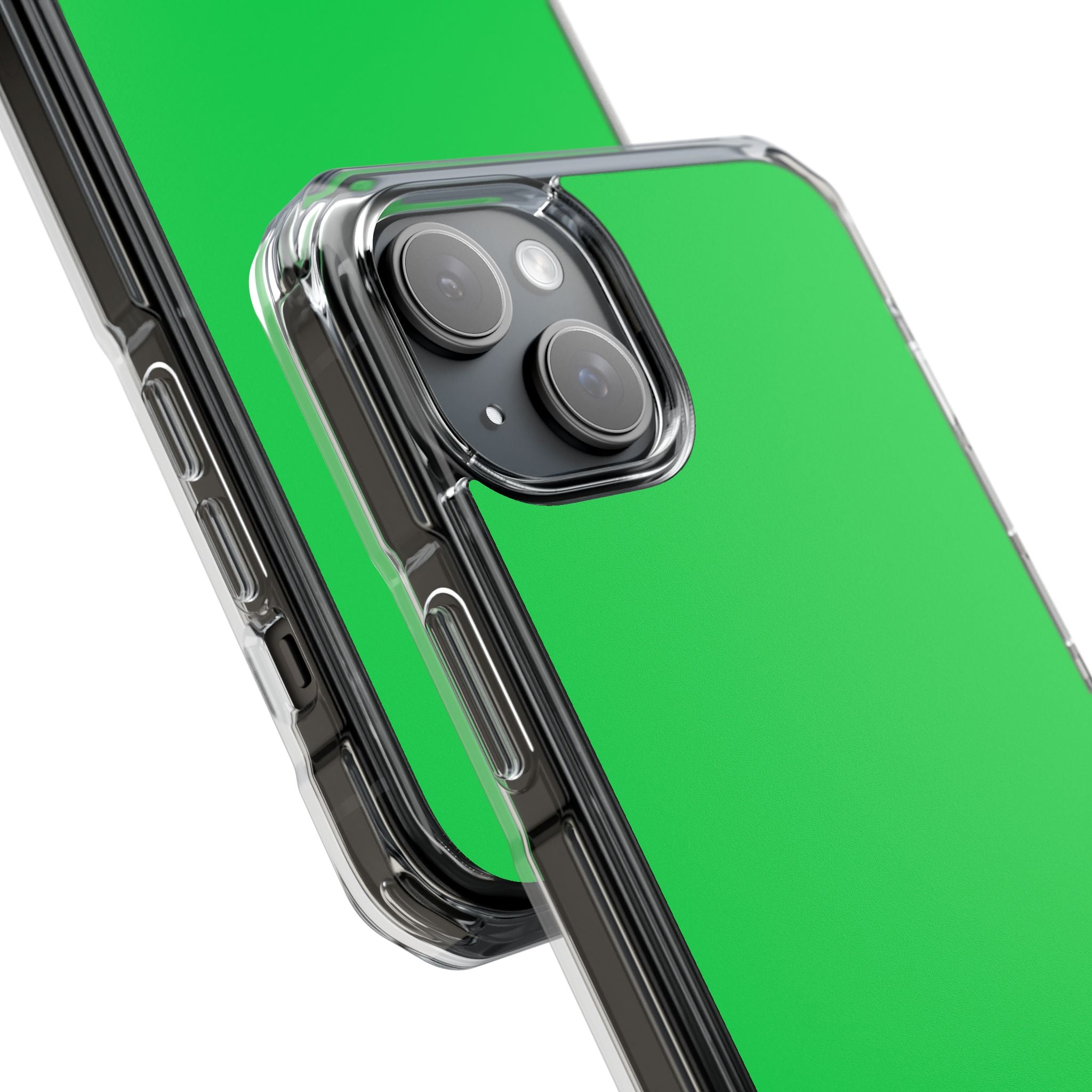 Malachite Green - Clear Impact Case for iPhone