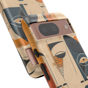 Cubist Introspection | Protective Phone Case for Google Pixel