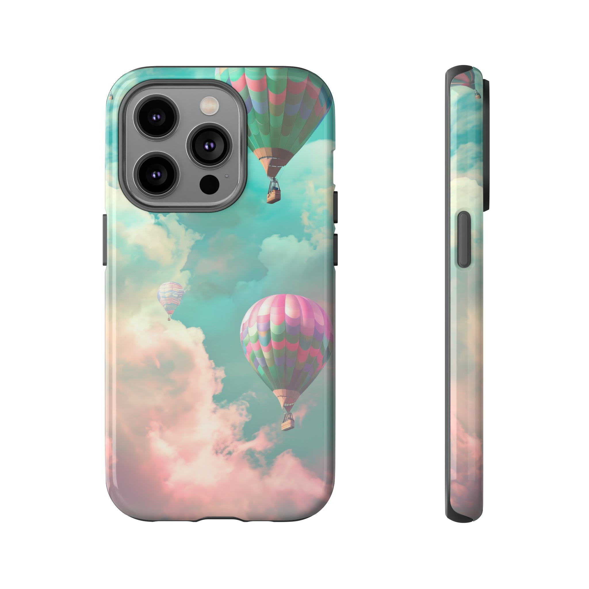 Pastel Balloon Escape - Protective Phone Case