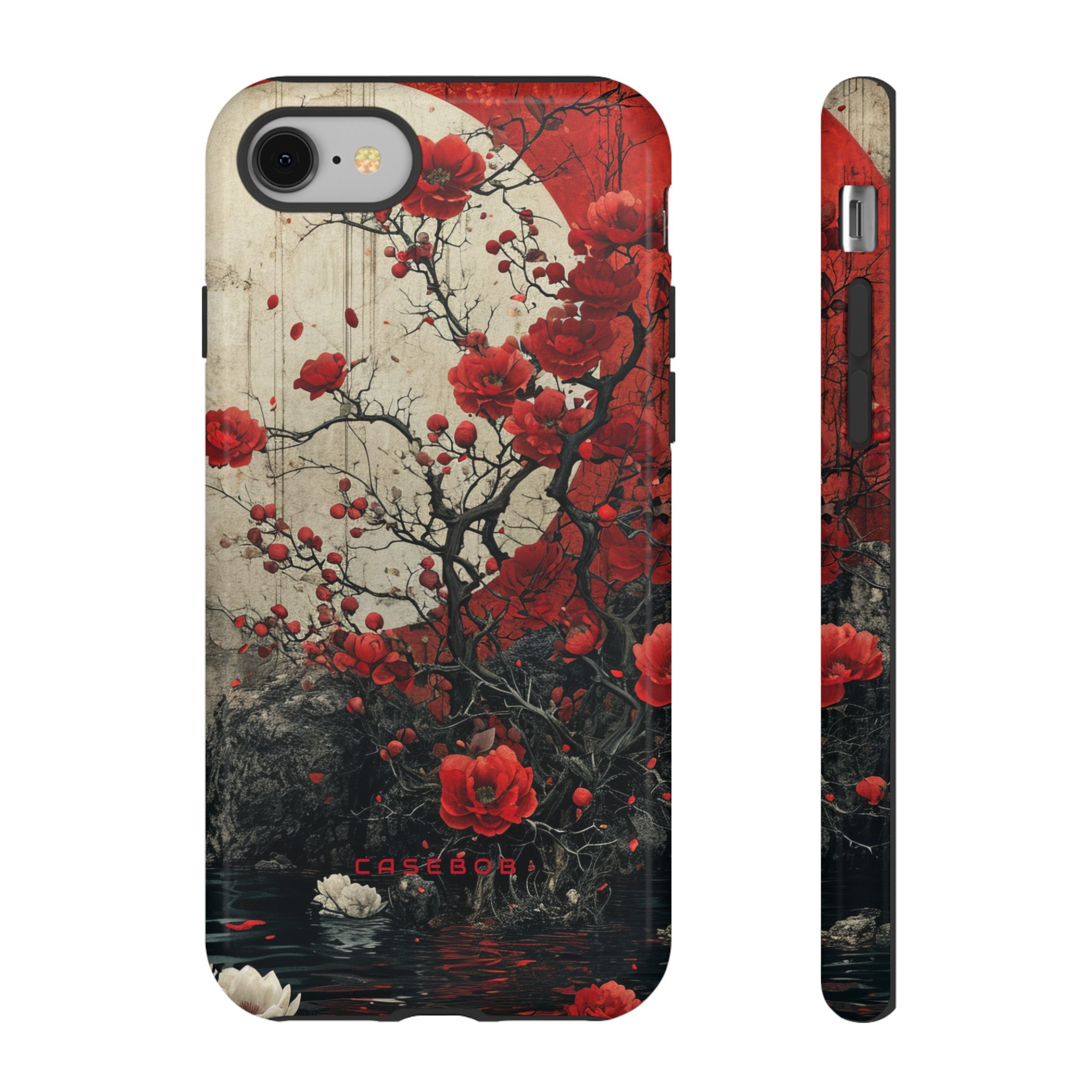 Moonlit Rose Peace - Protective Phone Case