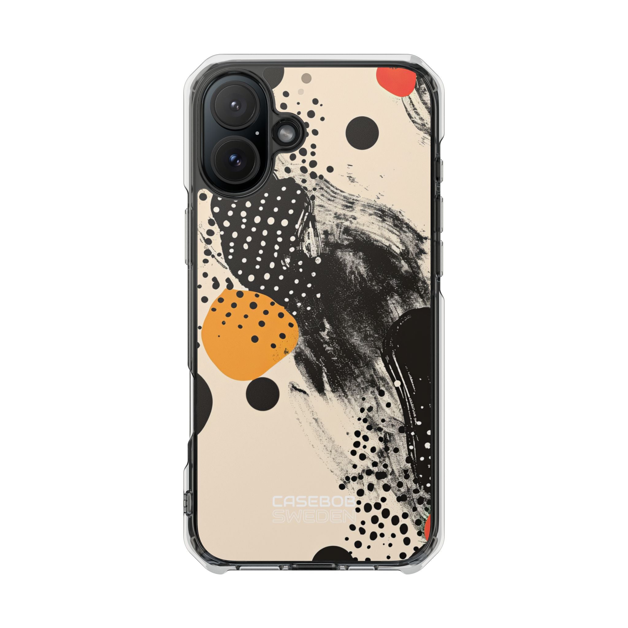 Swirl Chaos Geometry iPhone 16 - Impact Clear+