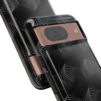 Geometric Spiral Illusion - Google Pixel Case
