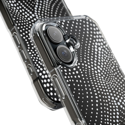 Waves of Dots iPhone 16 - Impact Clear+