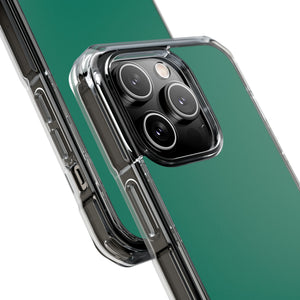 Generisches Viridian | Handyhülle für iPhone (Clear Impact Case – magnetisch) 