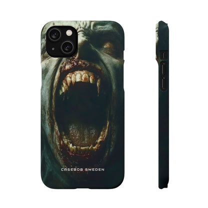 Gothic Wail of Decay iPhone 14 - Slim Phone Case