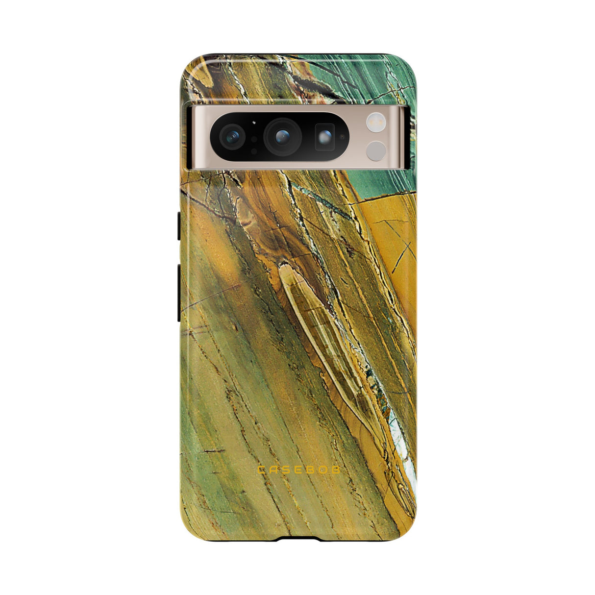 Cracked Yellow - Protective Phone Case