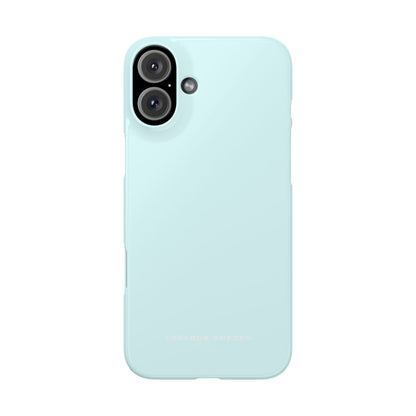 Light Cyan iPhone 16 - Slim Phone Case