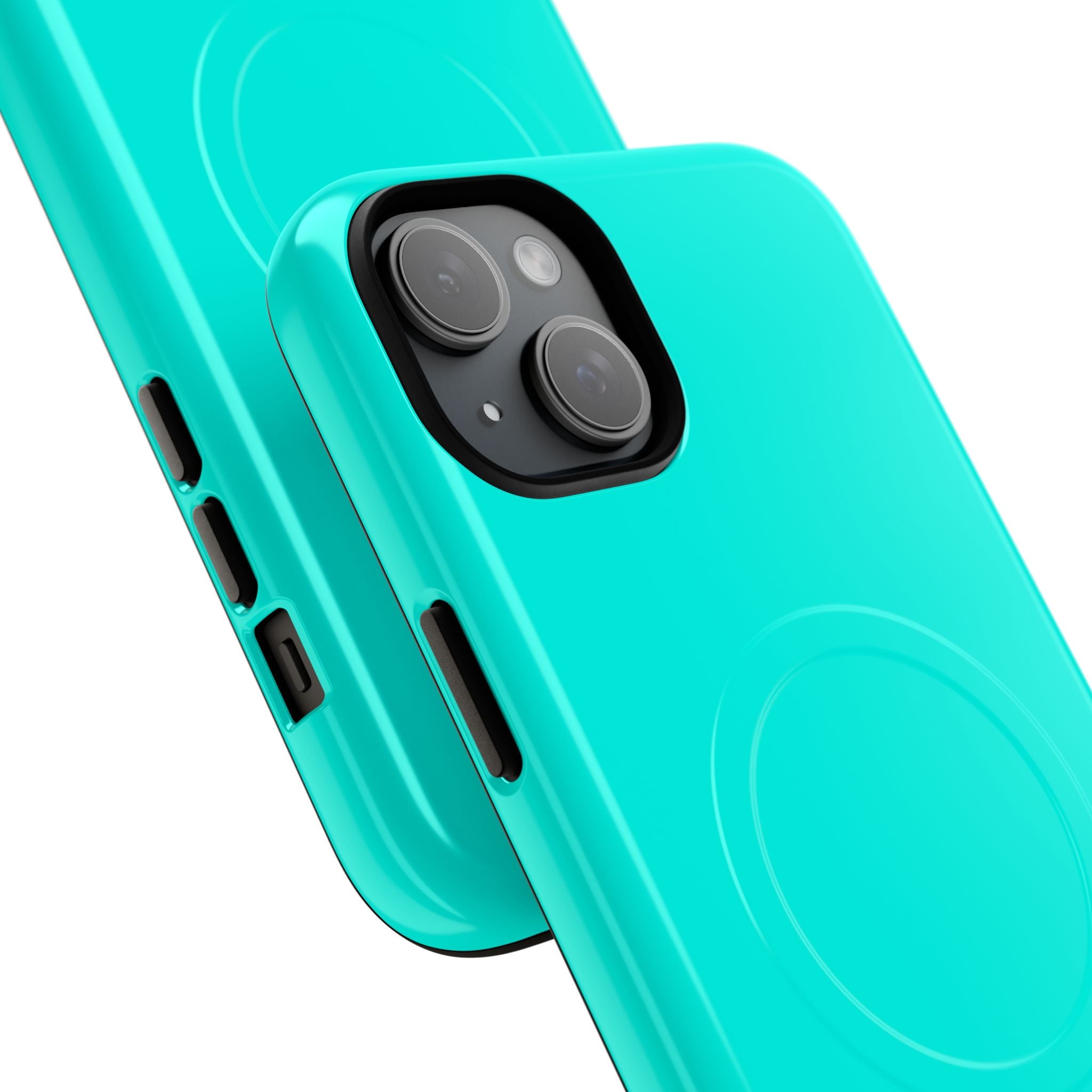 Turquoise Blue - Tough + MagSafe® iPhone 15 Phone Case