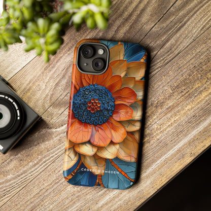 Mosaic Blossom Harmony iPhone 15 - Tough Phone Case