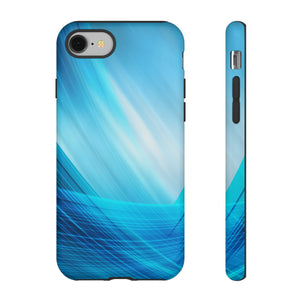 Abstract Blue - Protective Phone Case