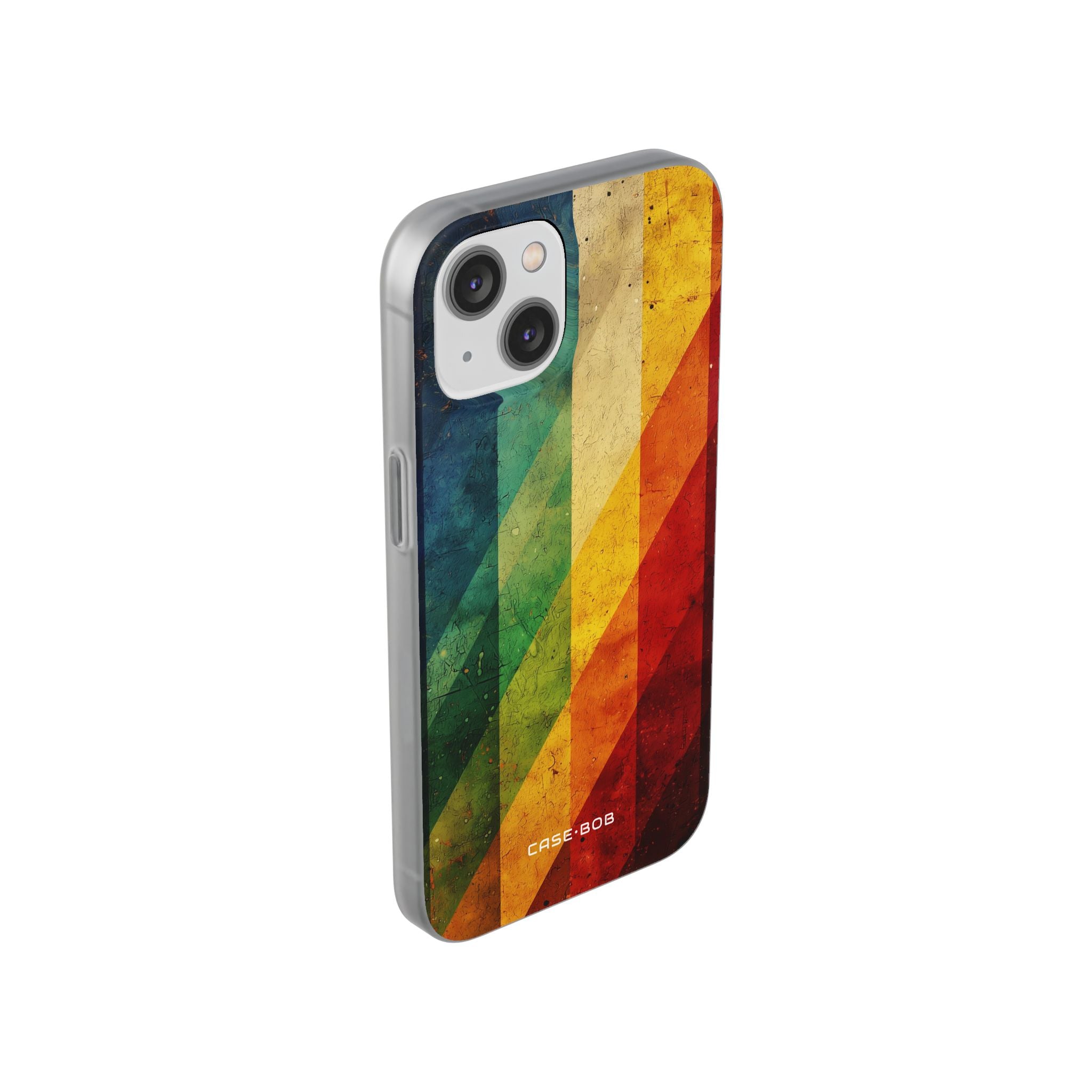 Diagonal Spectrum iPhone 14 Case - Soft