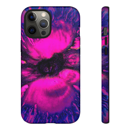 Deep Pink Ink Art iPhone Case (Protective) iPhone 12 Pro Max Glossy Phone Case