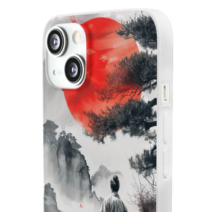 Serene Samurai Sunrise | Flexible Phone Case for iPhone