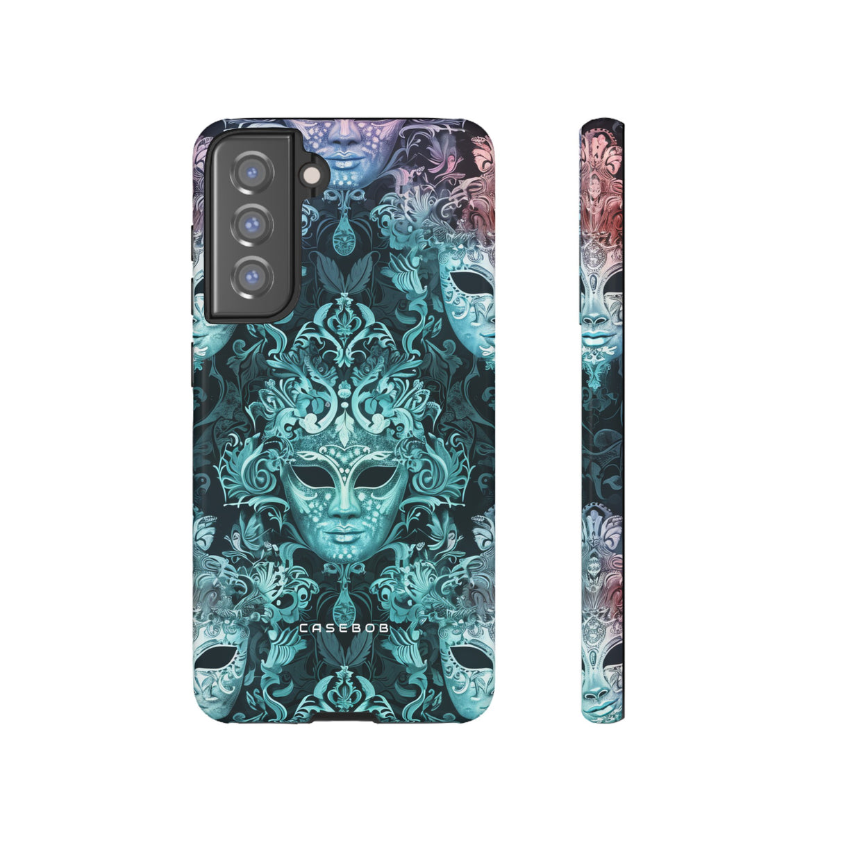 Venetian Mask Pastel Elegance - Protective Phone Case