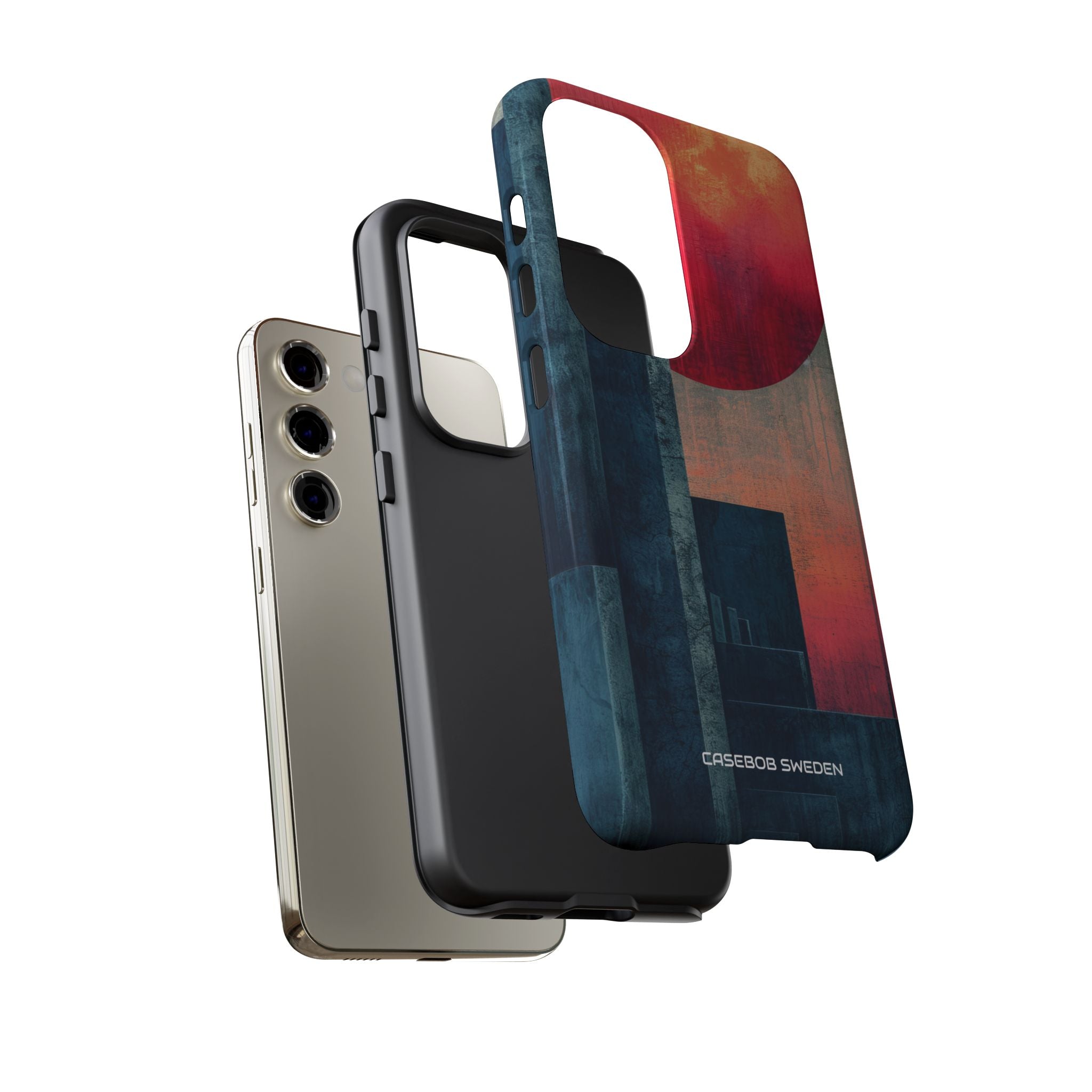 Abstract Geometric Skyline - Tough Samsung S23 Phone Case