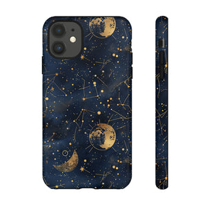 Celestial Zodiac Whispers - Protective Phone Case