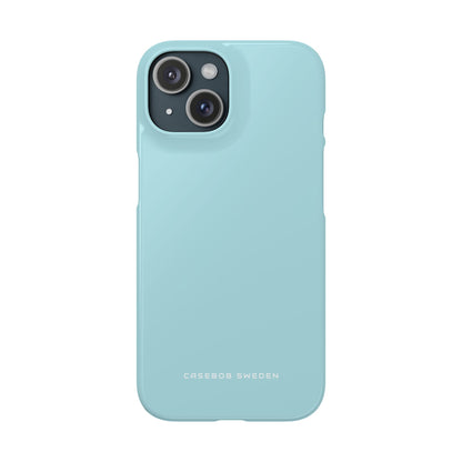 Powder Blue iPhone 15 - Slim Phone Case