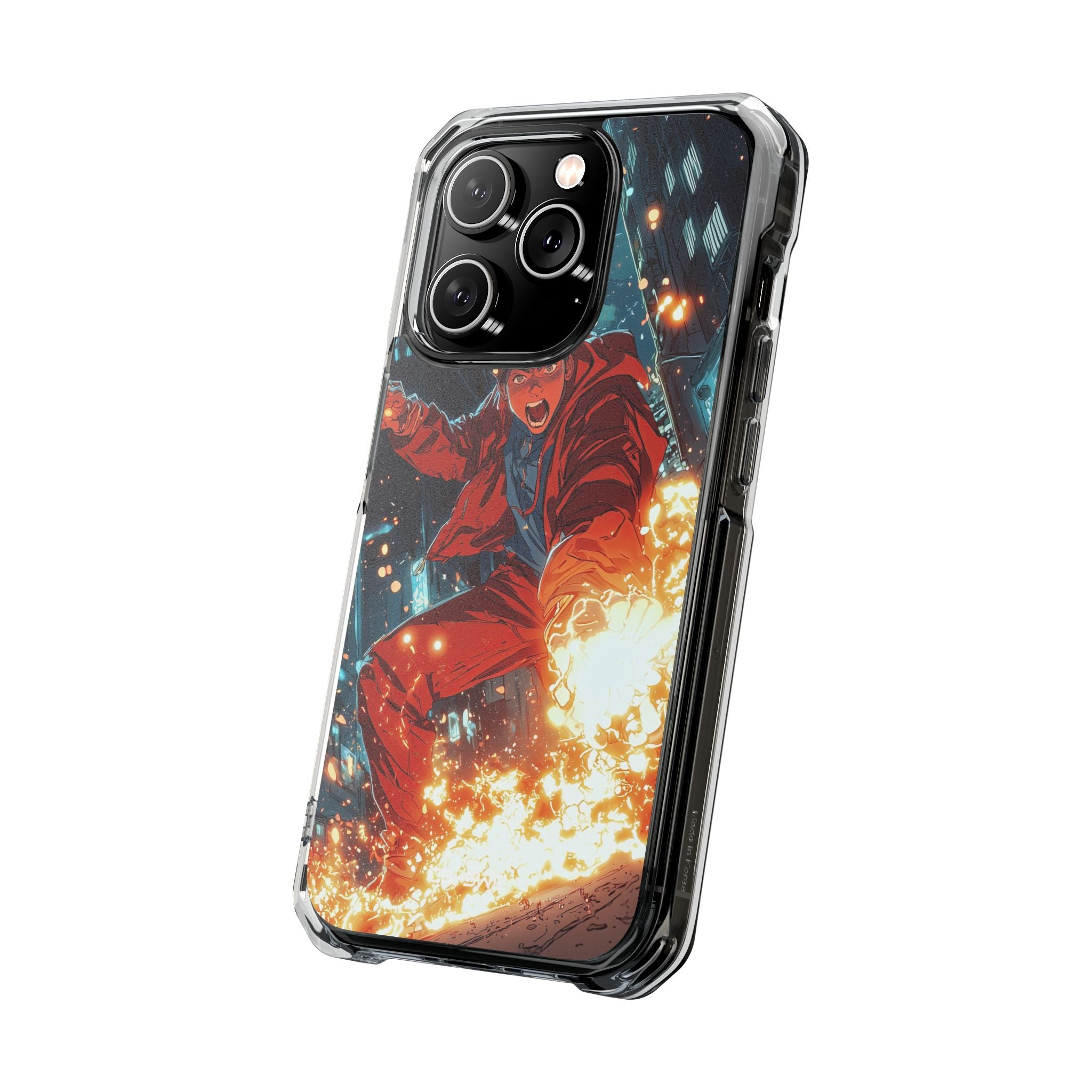 Flames Ignite Action iPhone Case - Impact