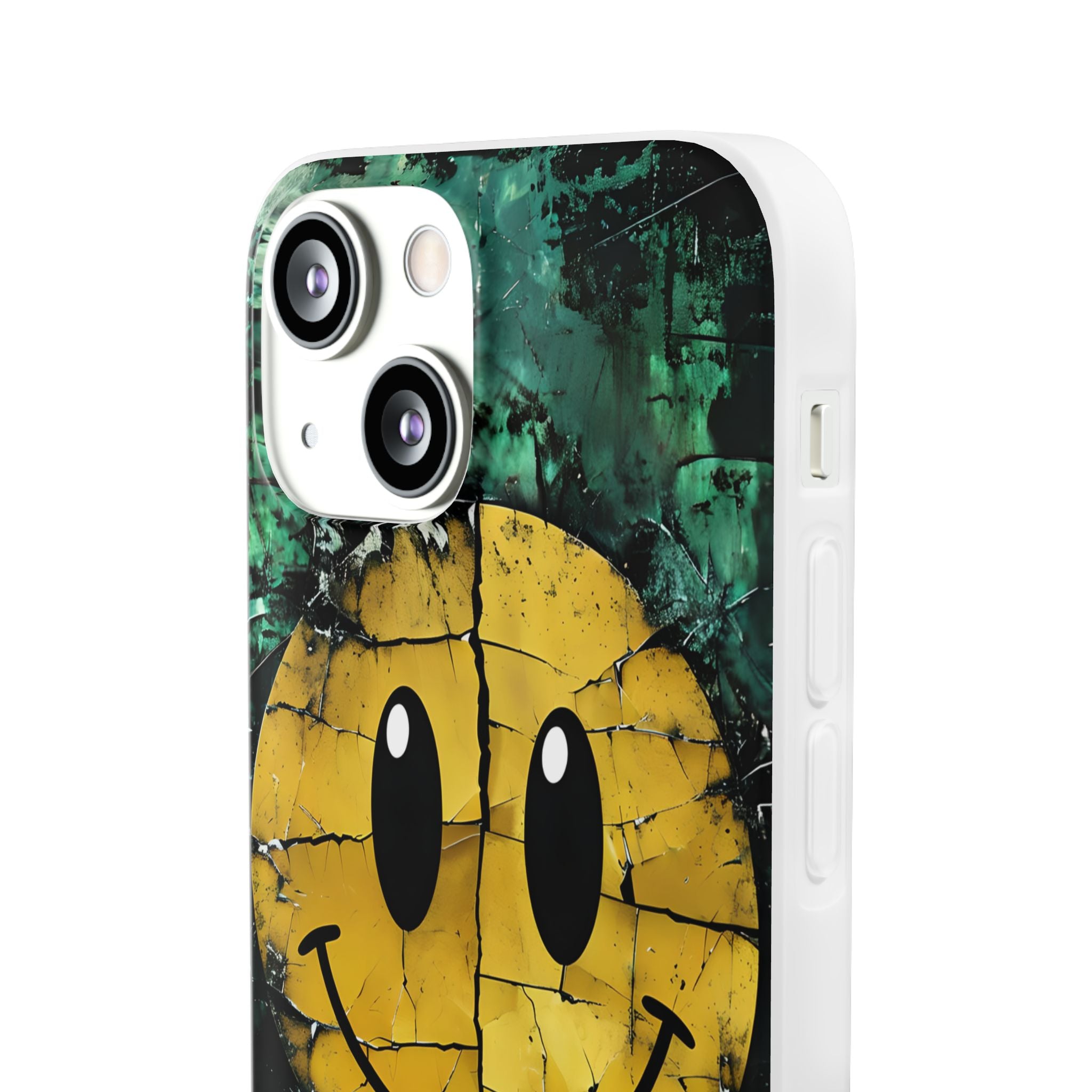 Cracked Smiley iPhone 13 mini - Soft Case