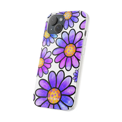Polka Dot Blooms iPhone 15 Case - Soft