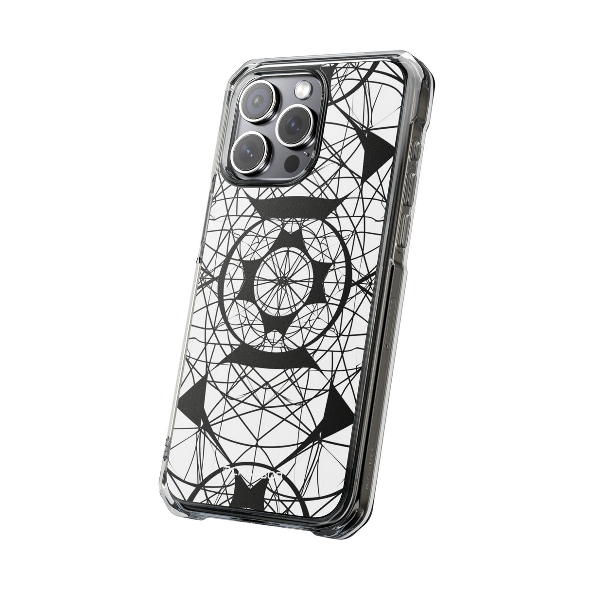 Geometric Hypnosis - Phone Case for iPhone (Clear Impact - Magnetic)