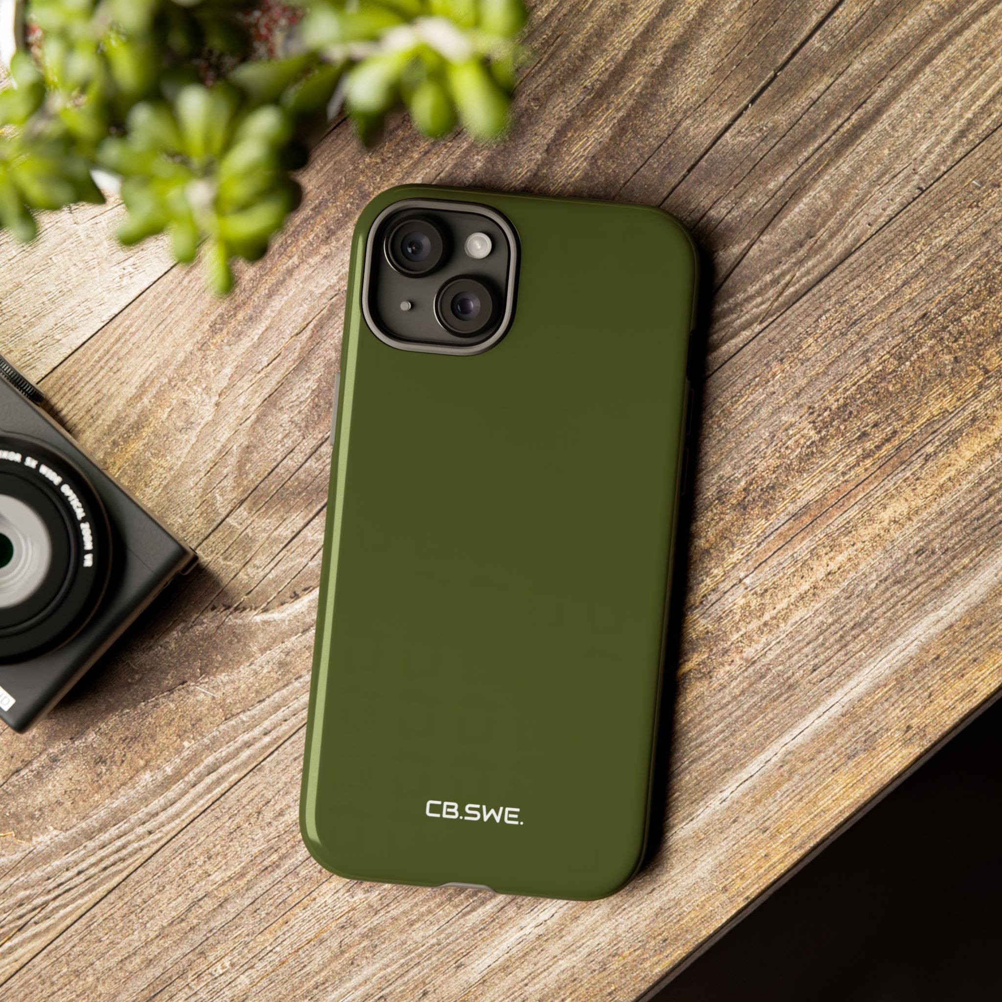 Armeegrüne iPhone-Hülle – Robust
