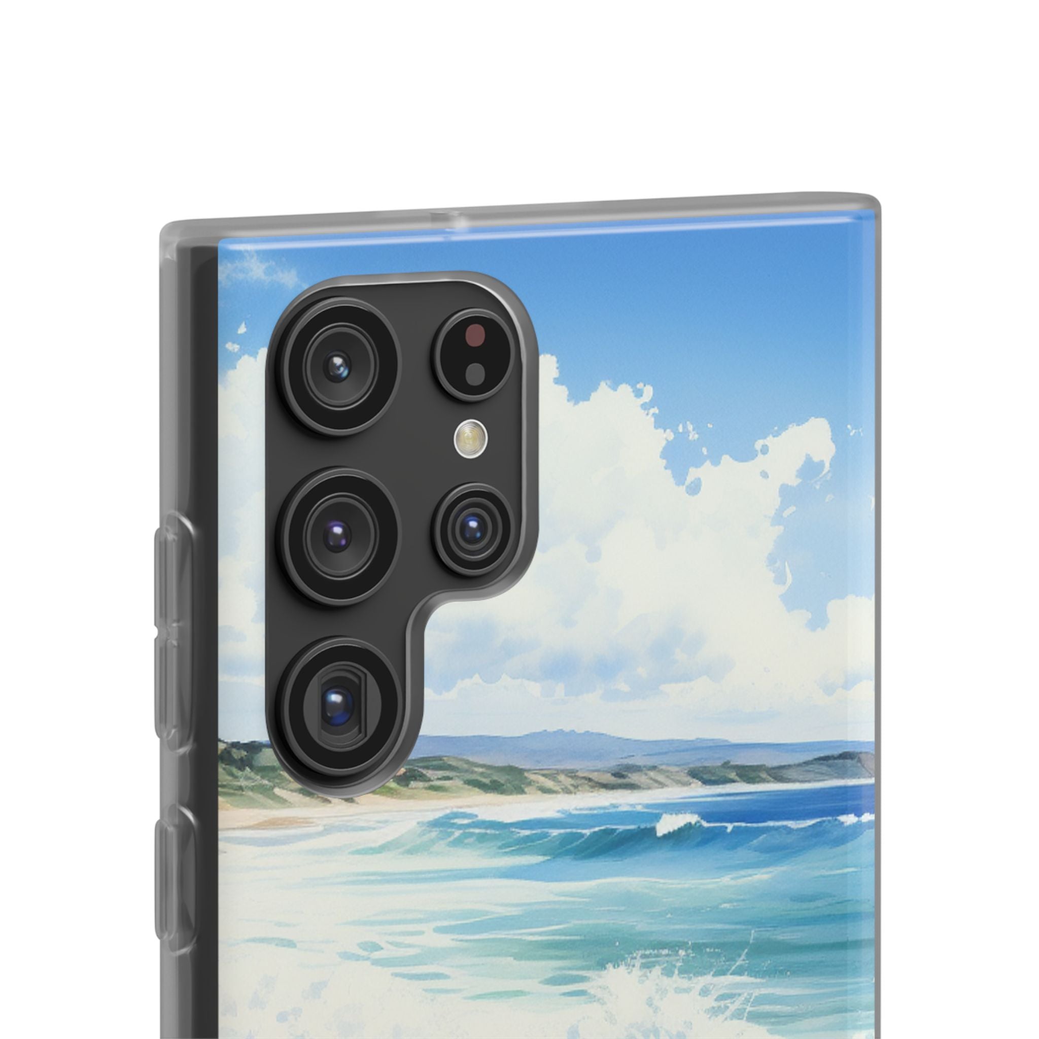 Foamy Wave Breeze Samsung S22 Ultra Case - Soft