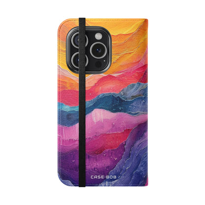 Golden Ridges - iPhone 15 Pro Case - Wallet