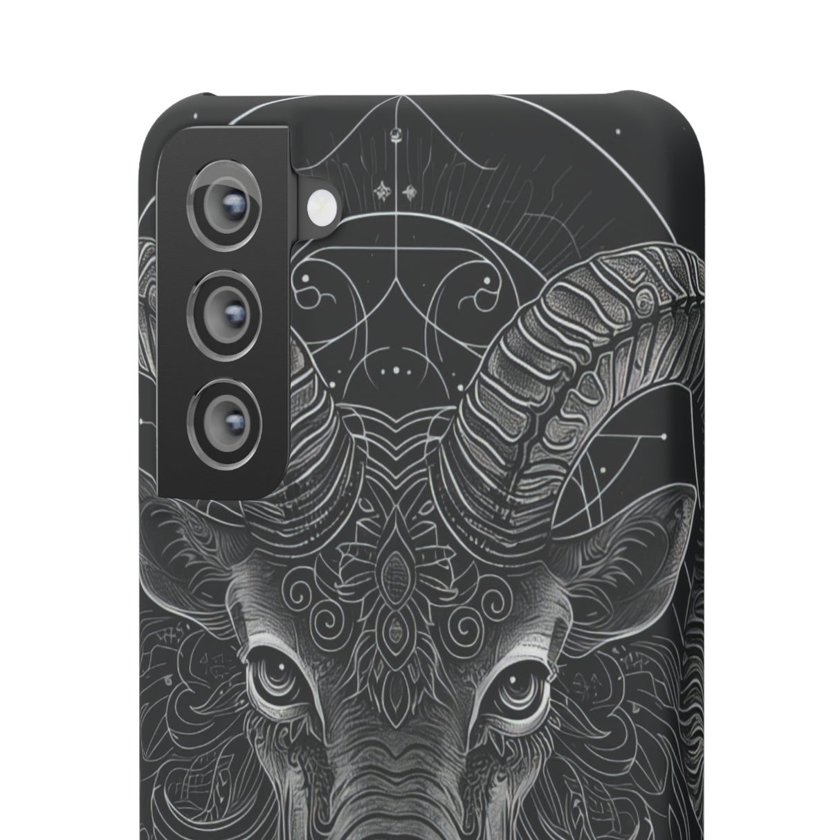 Mystic Ram Mandala | Slim Phone Case for Samsung