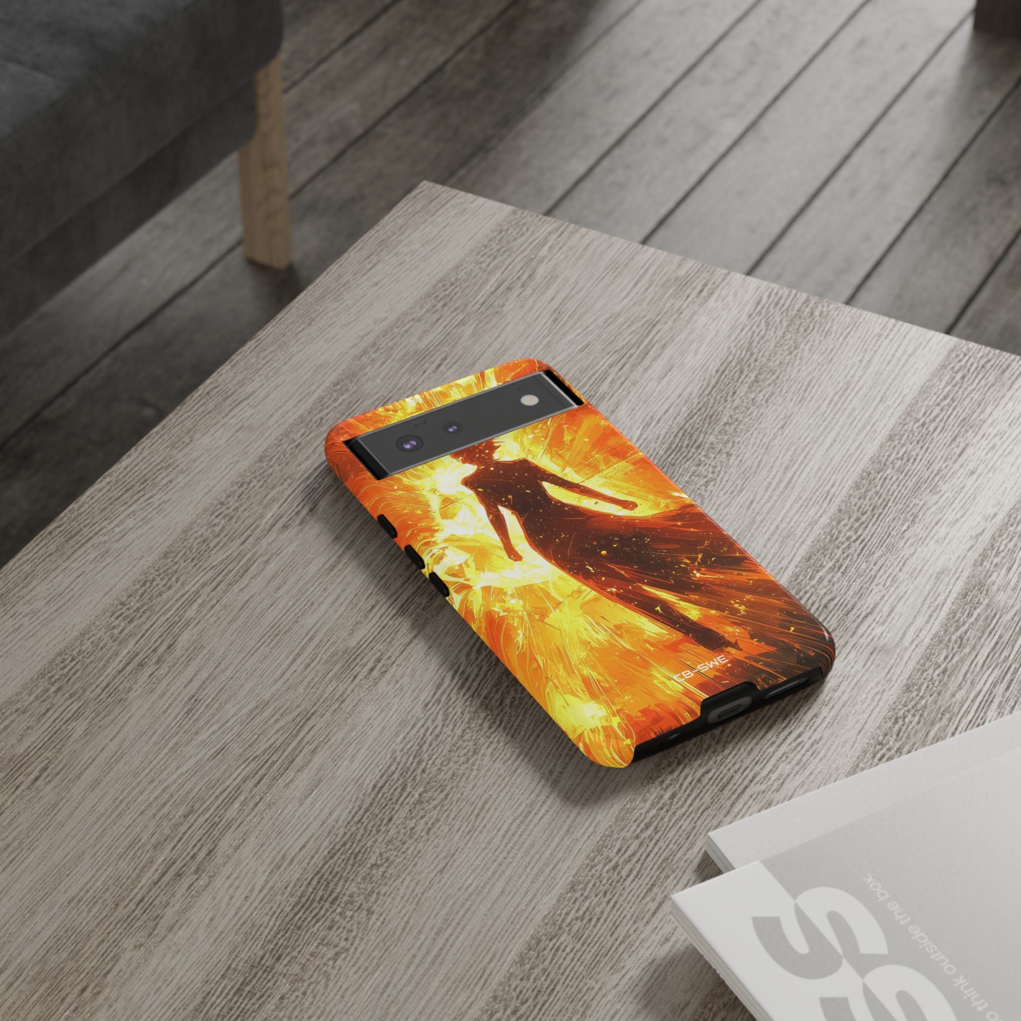Fiery Energy Erupts - Google Pixel Case