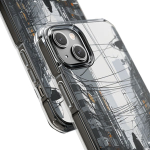 Urban Solitude - Phone Case for iPhone (Clear Impact - Magnetic)