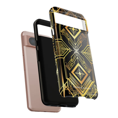 Golden Geometric Opulence Google Pixel 8 - Tough Phone Case