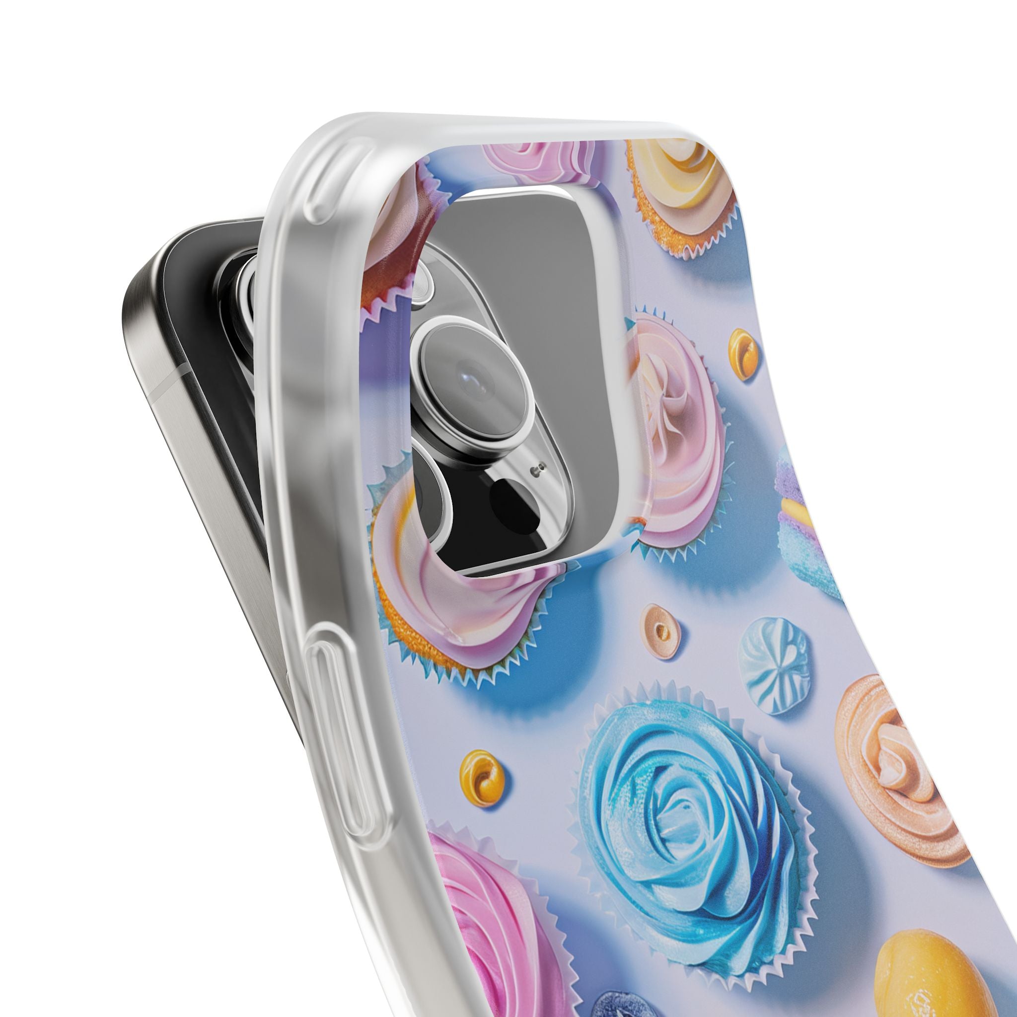 Pastel Whimsy Desserts - Flexi iPhone 16 Phone Case