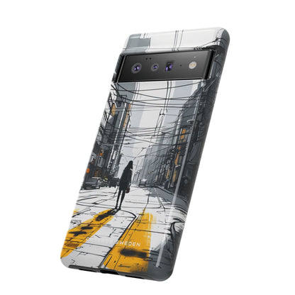 Urban Noir Streetscape Google Pixel 6 - Tough Phone Case