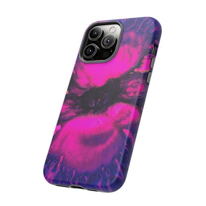 Deep Pink Ink Art iPhone Case (Protective) Phone Case