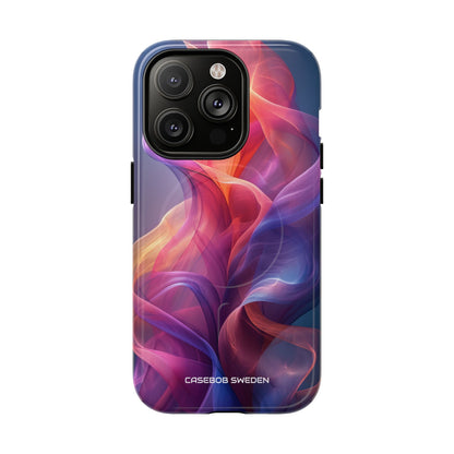 Violet Orange Flow - Tough + MagSafe® iPhone 14 Phone Case