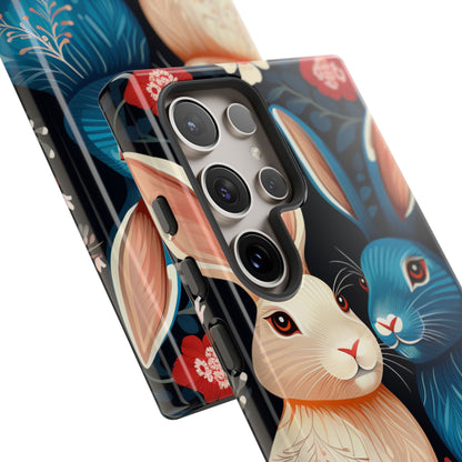 Rabbits Embrace Blossoms - Samsung Case