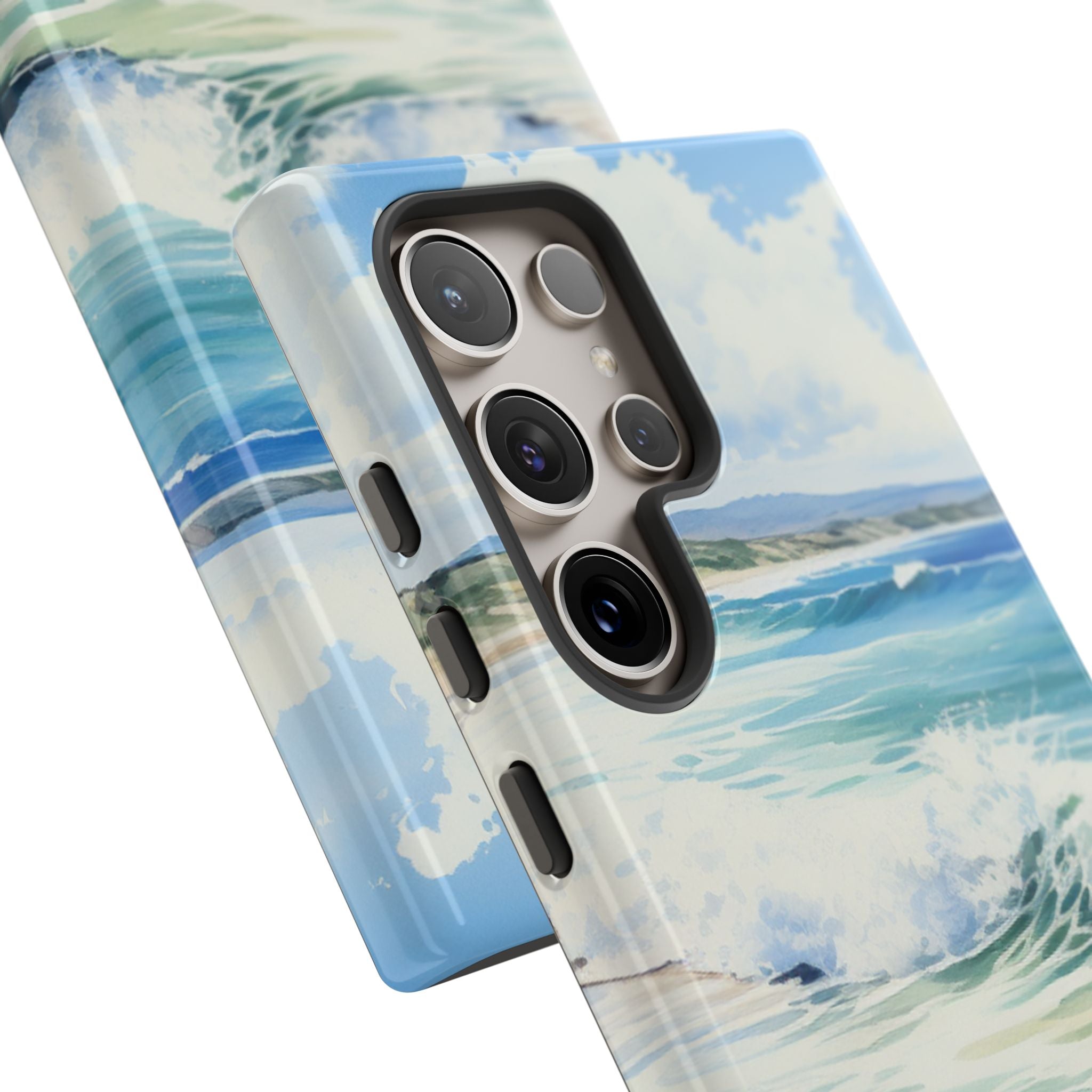Serene Coastal Watercolors - Samsung Case