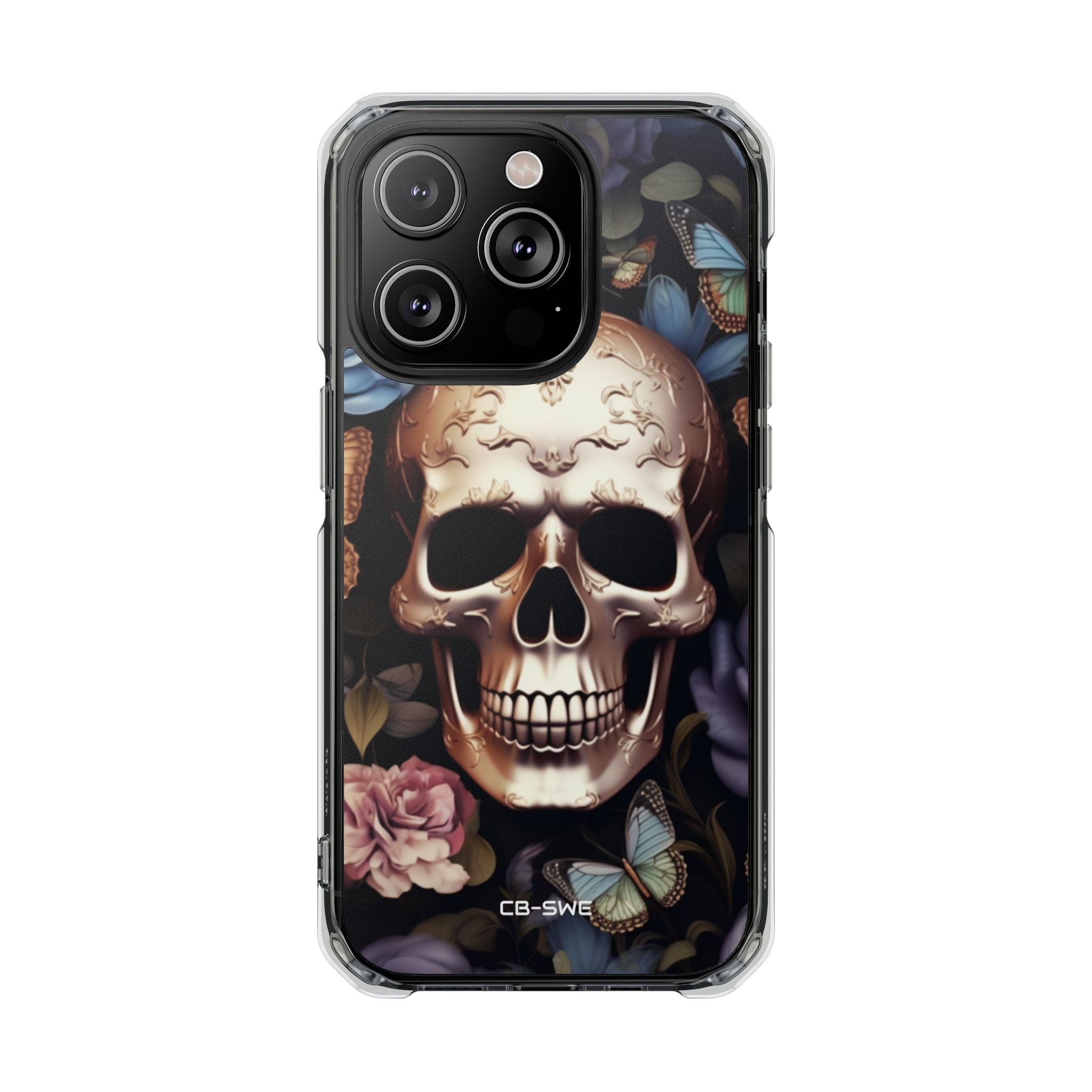 Skull Among Blossoms iPhone Case - Impact