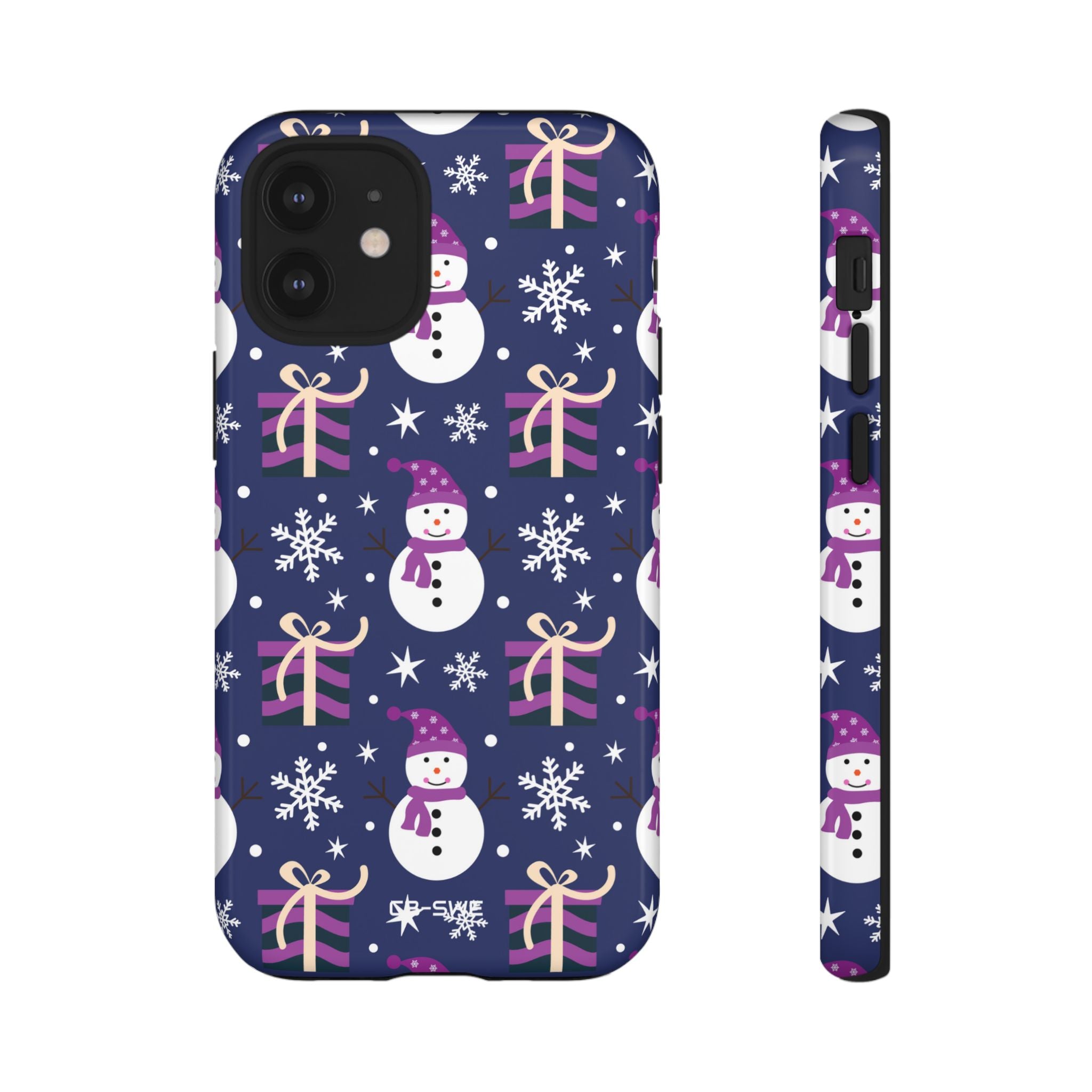 Snowmen Gift Giving - iPhone Case