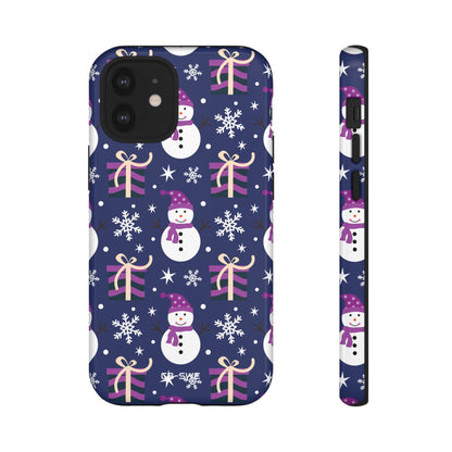 Snowmen Gift Giving - iPhone Case