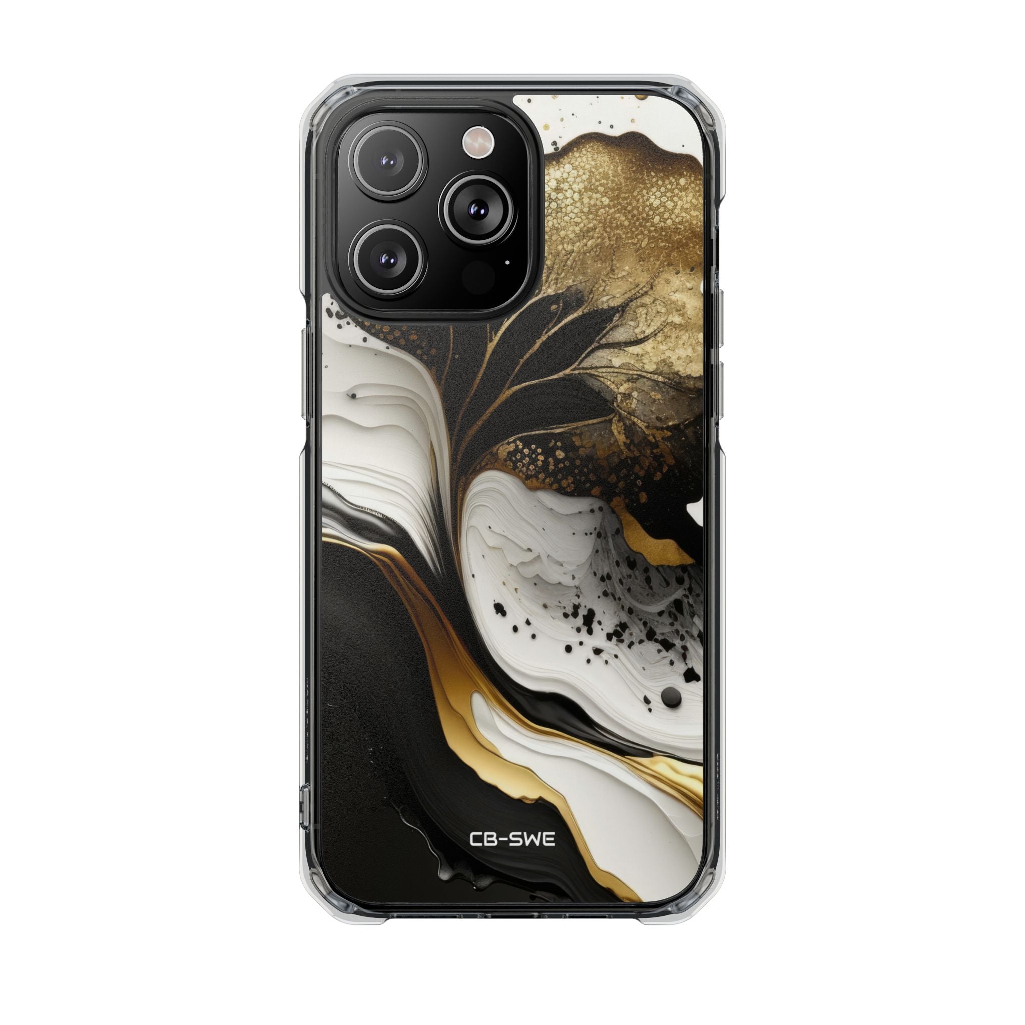 Gold Swirl Elegance iPhone Case - Impact