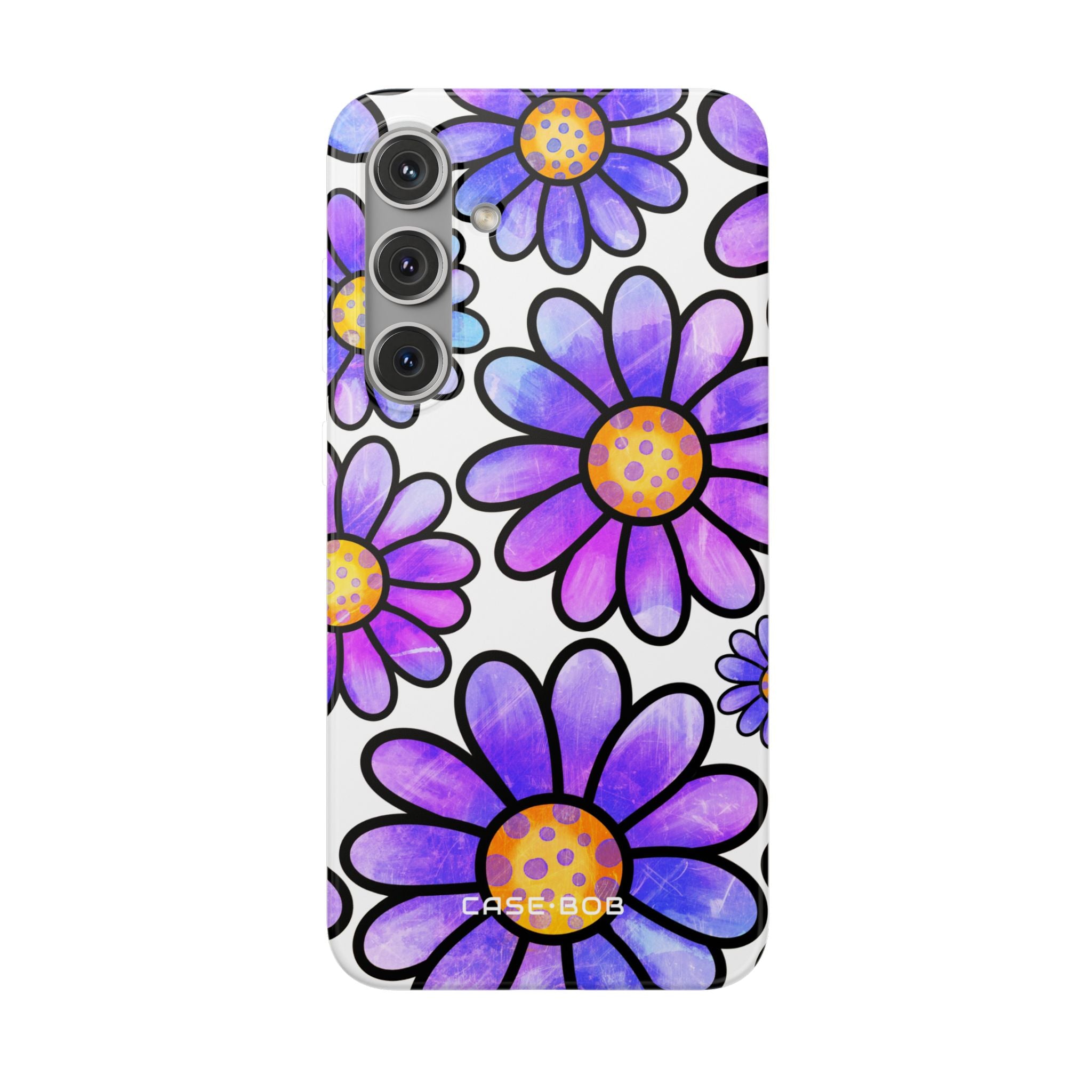 Polka Dot Blooms Samsung S24 Plus Case - Soft